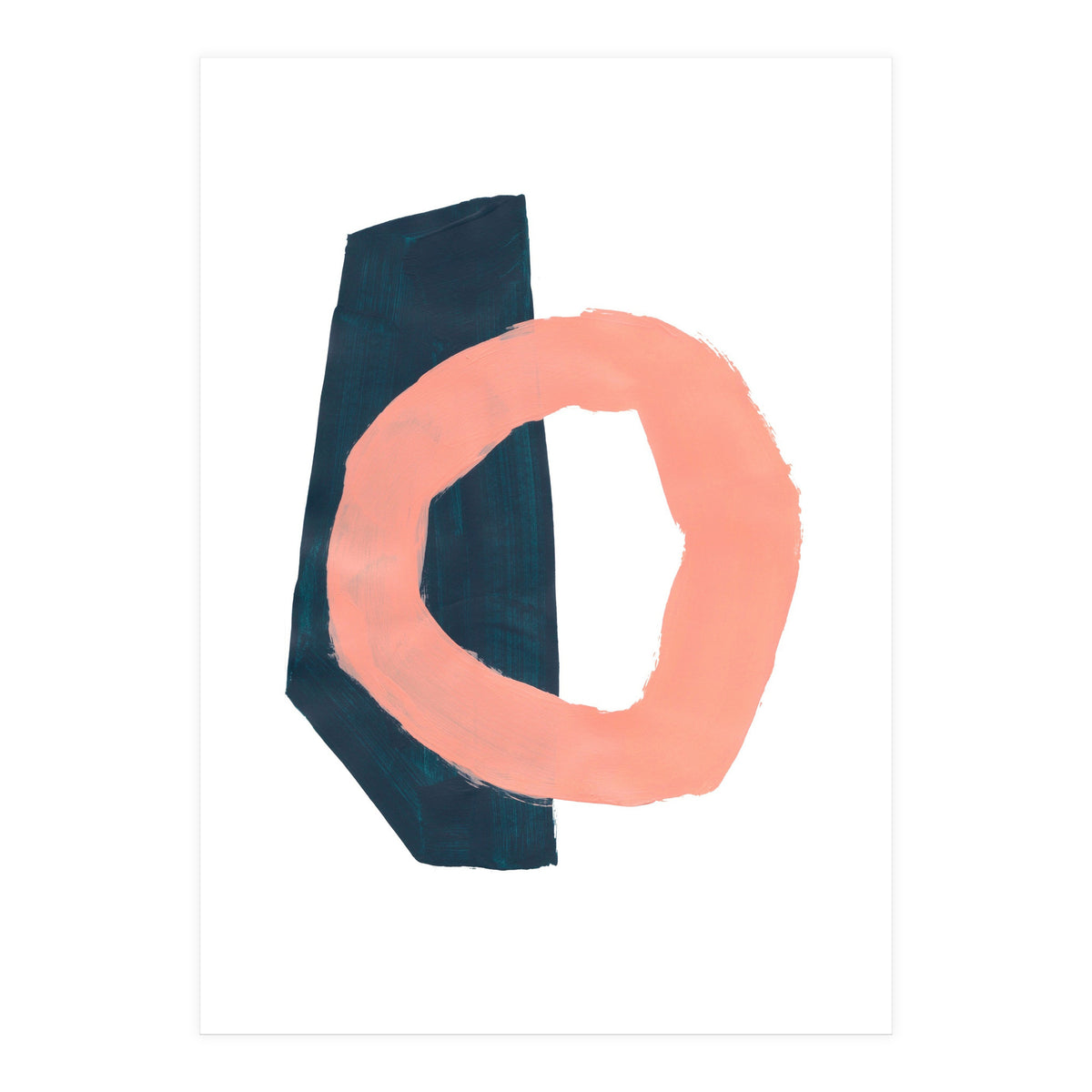 Teal Pillar Salmon Ring  (Print Only)