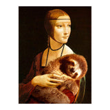 Lady With A Sloth (Print Only) thumbnail