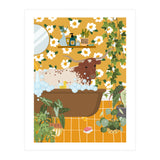 Texas Longhorn in My Bathtub (Print Only) thumbnail