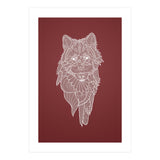 Lace Wolf (Print Only) thumbnail