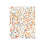 Tan Terrazzo | Eclectic Quirky Confetti Painting | Celebration Colorful Boho Happy Party Graphic  (Print Only) thumbnail