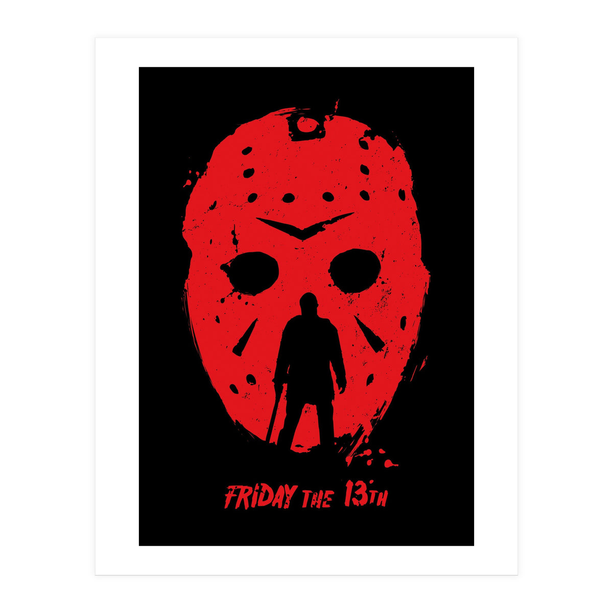 Friday the 13th movie poster (Print Only)