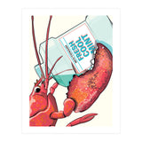 Lobster Drinking Mouthwash (Print Only) thumbnail