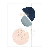Abstract Study Blush and Navy Blue (Print Only) thumbnail