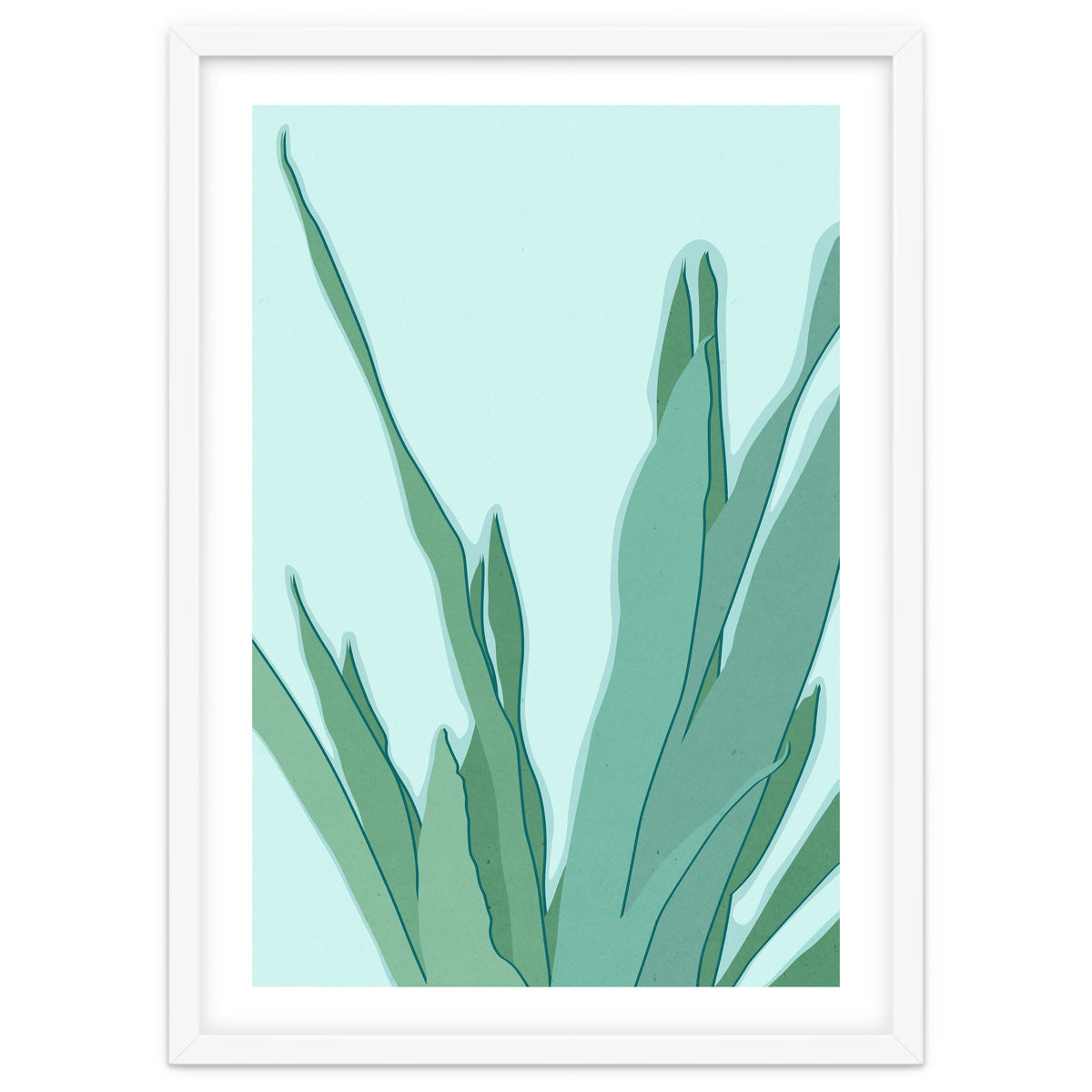 Minimal Snake Plant Leaves - Greener Eden