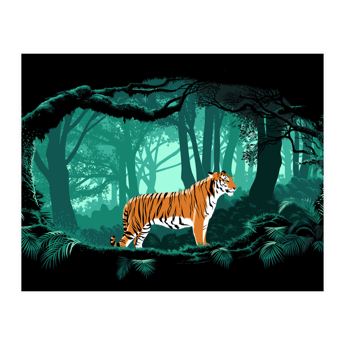 Jungle Tiger (Print Only)