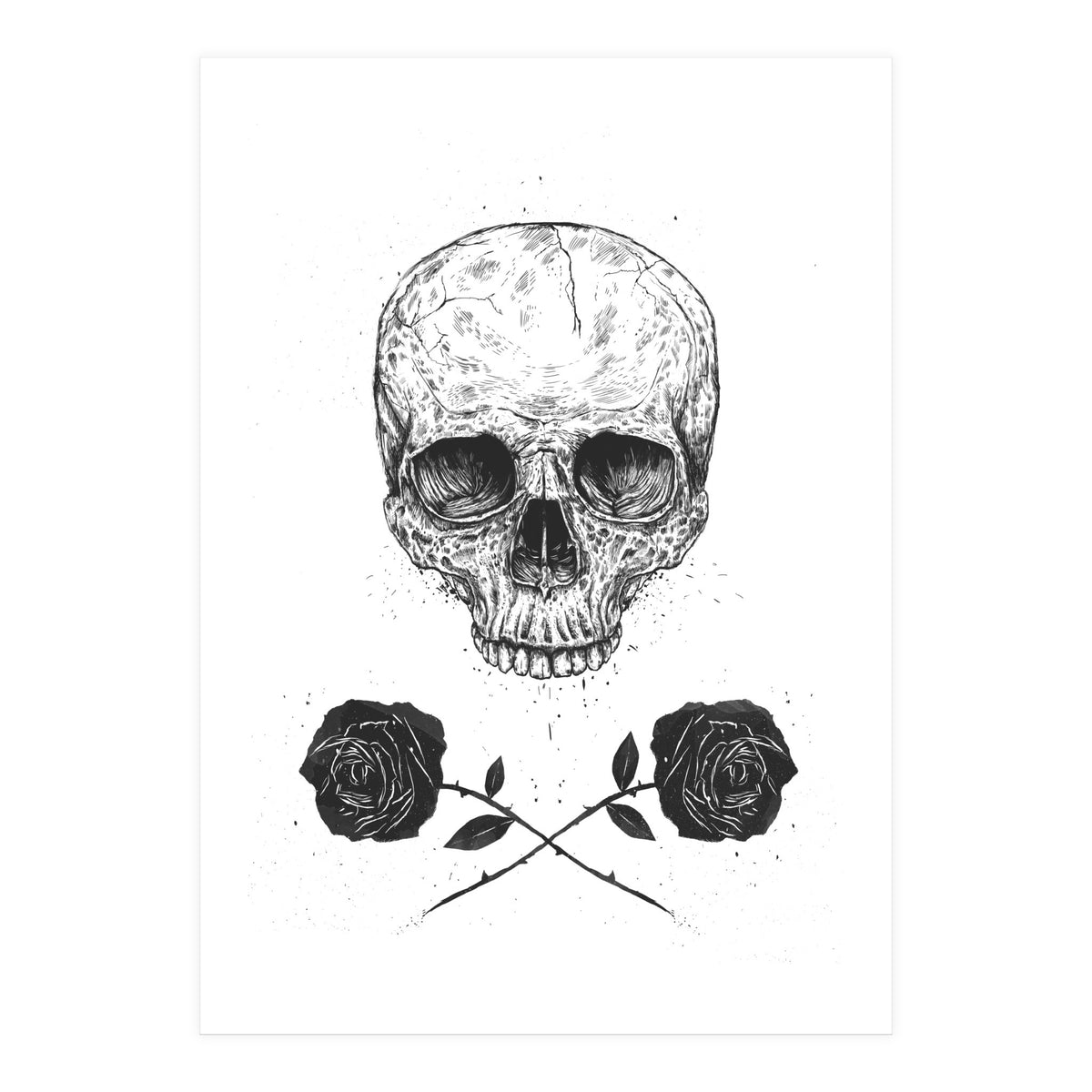 Skull N Roses (Print Only)