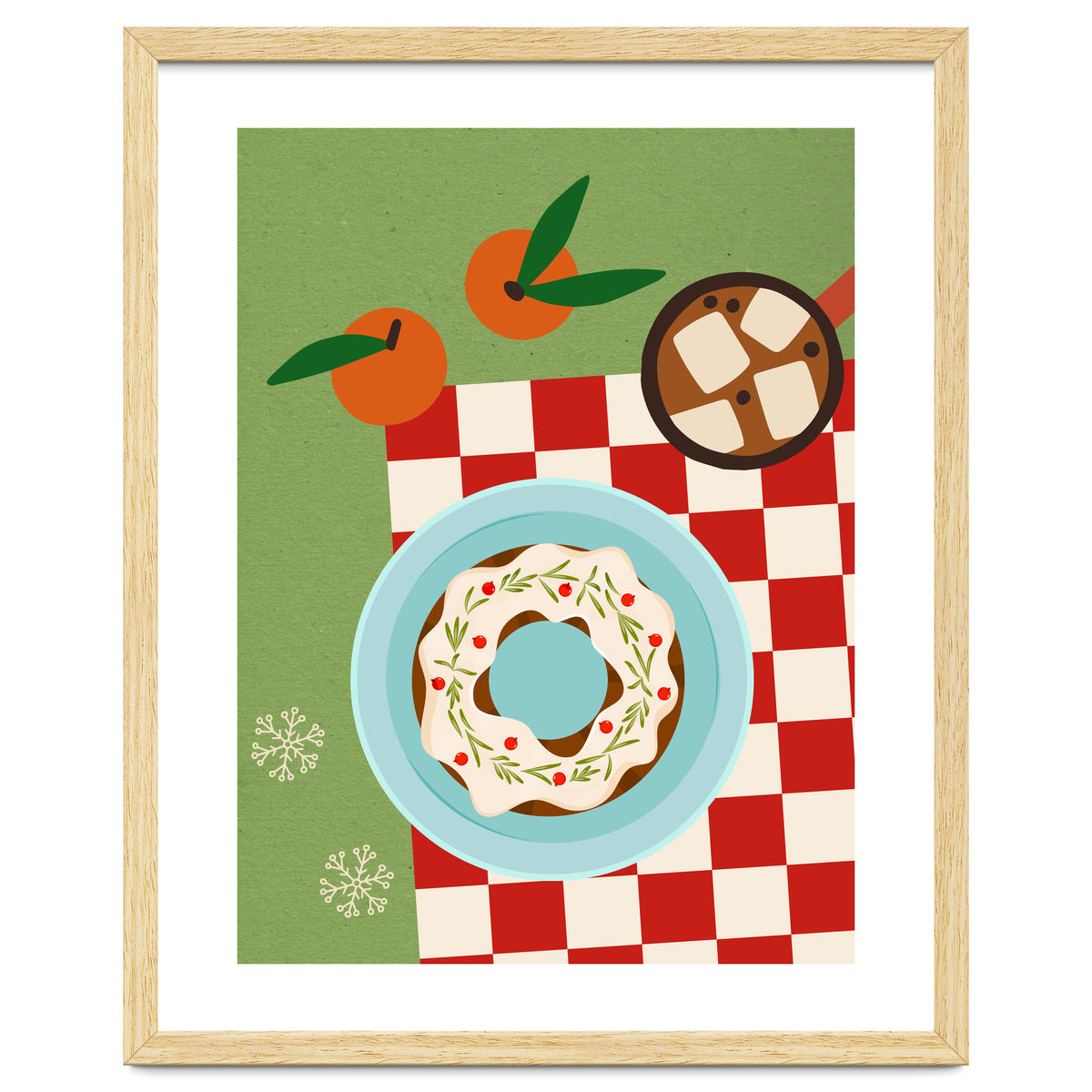 Christmas Wreath Cake