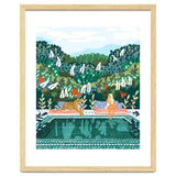 Chilling by the pool with my leopard Tropical Jungle Nature Wildlife Bohemian Morocco Travel thumbnail