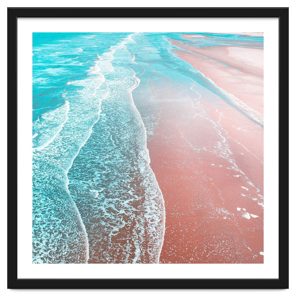 Sea Blue And Rose Gold