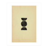 Abstract mid-century modern shapes (Print Only) thumbnail