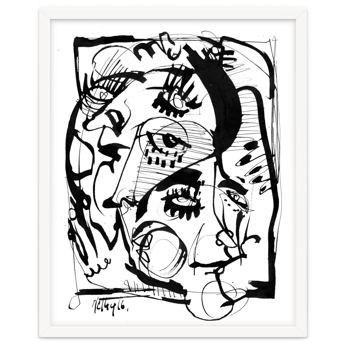 The Pretty People - b&w