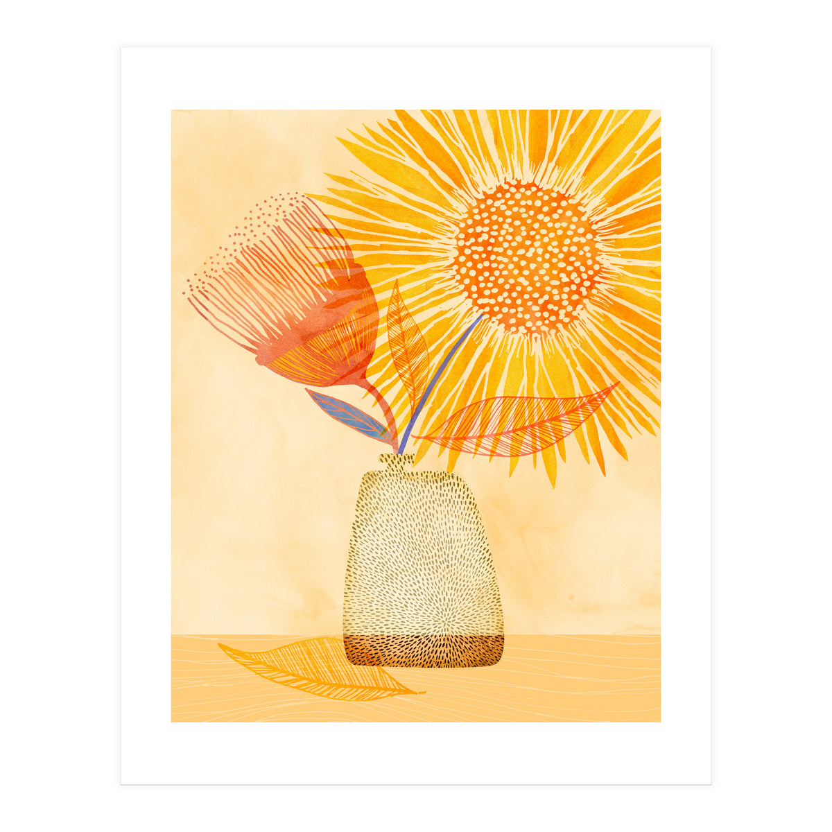 Tuesday Afternoon Sunflowers (Print Only)