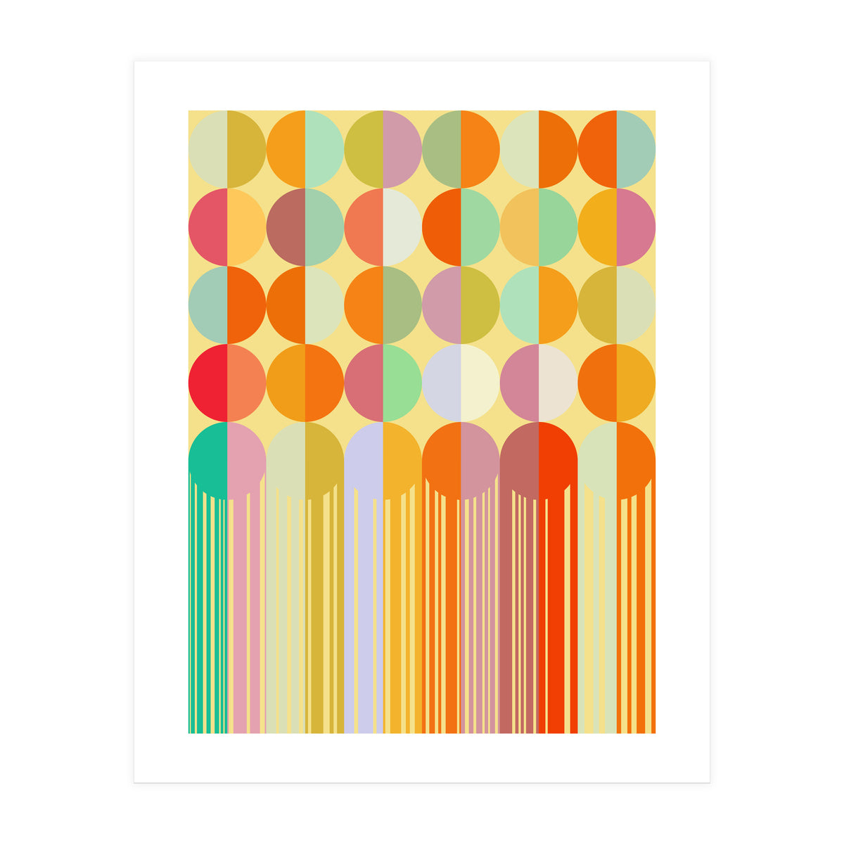 Pattern with circles (Print Only)