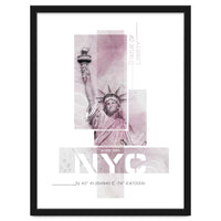 NYC Statue of Liberty | pink marble