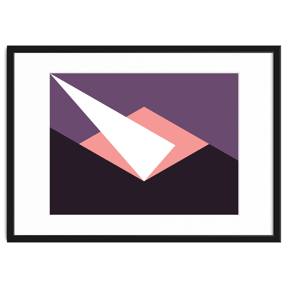 Geometric Shapes No. 59 - pink & purple