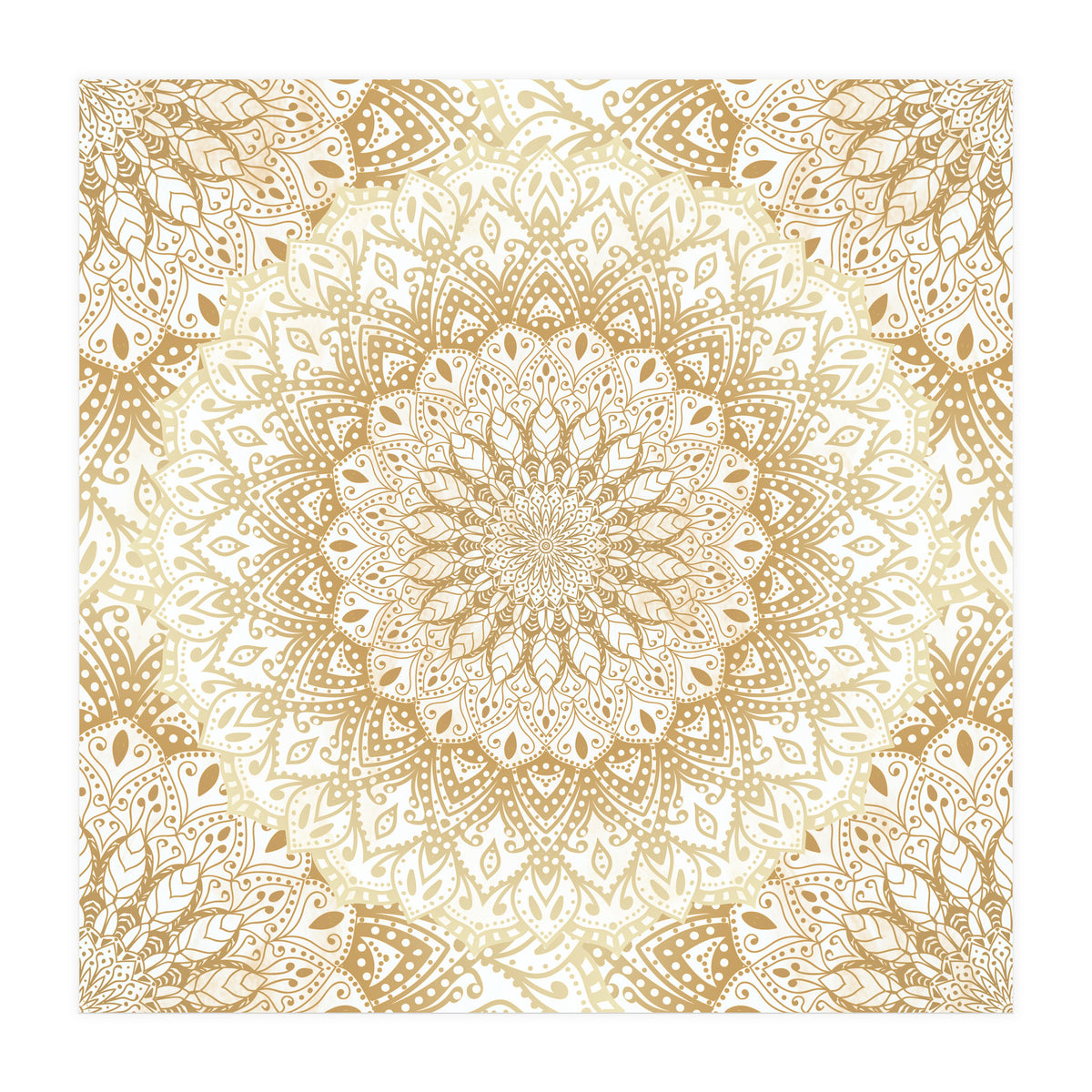 Mandalas For May Gold (Print Only)