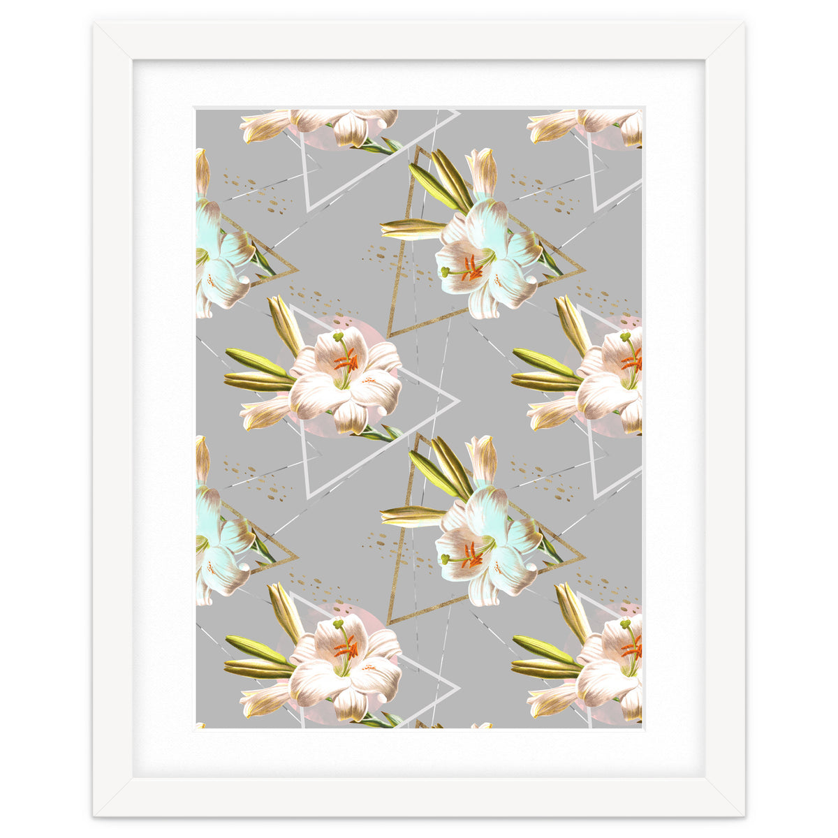 Botanical blooming with geometric 02