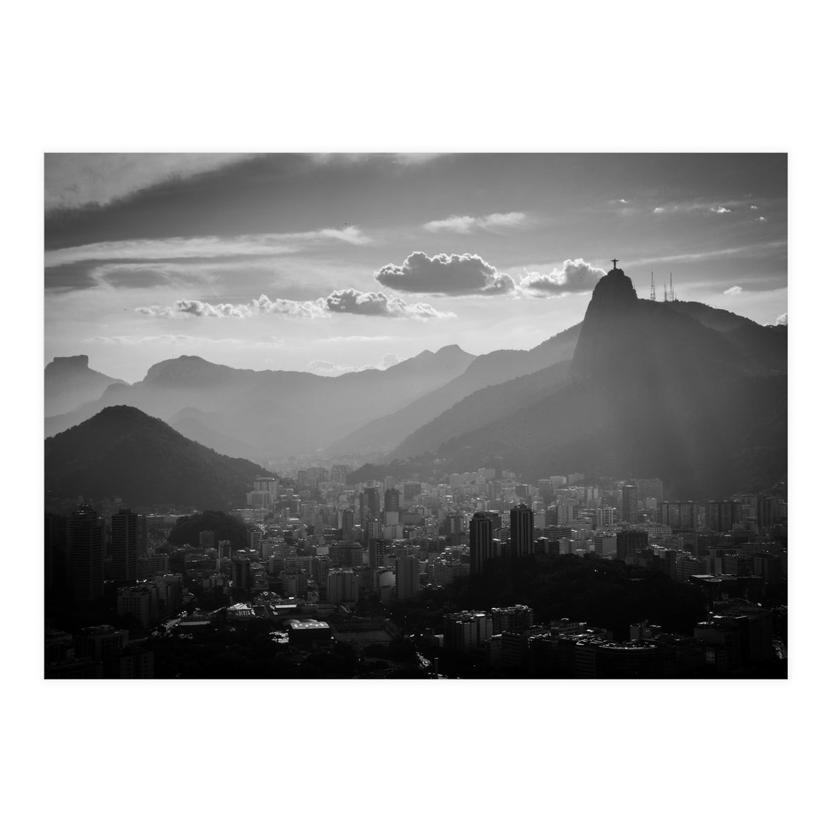 Carioca Silhouettes landscape (Print Only)