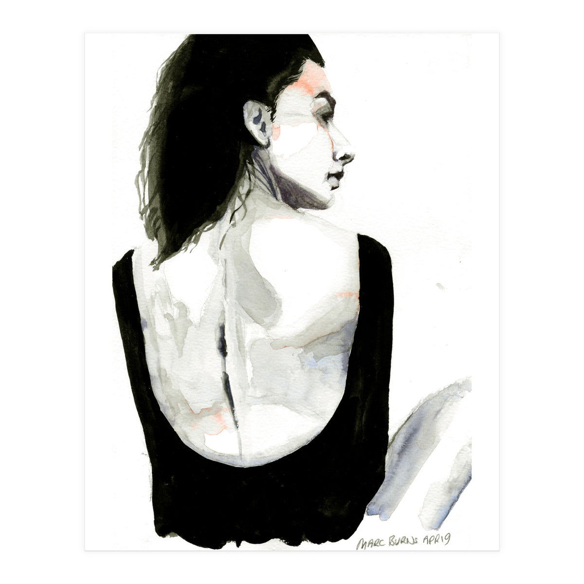 Untitled #4 - Woman with her back to us (Print Only)