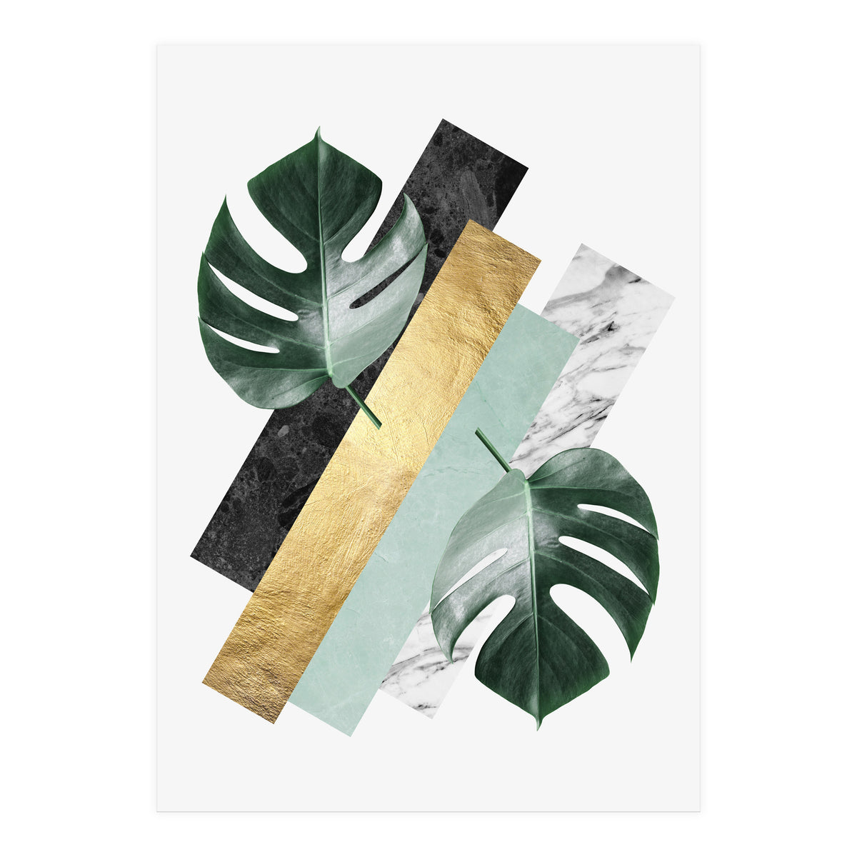 Tropical collage I (Print Only)