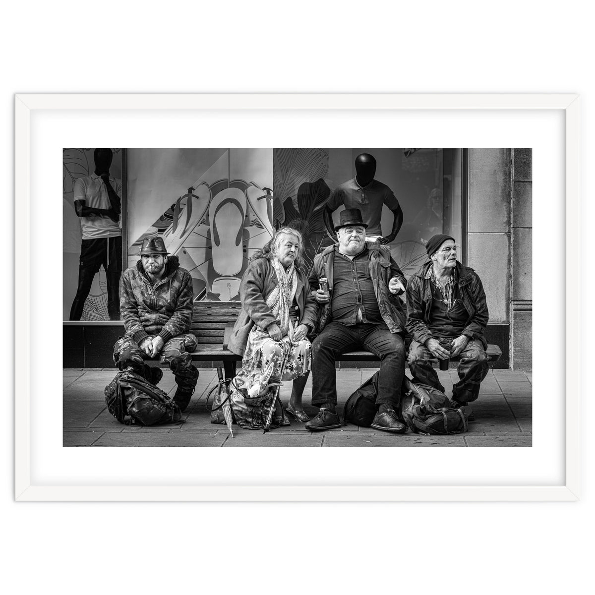 Three plus one locals at the Hat Fair