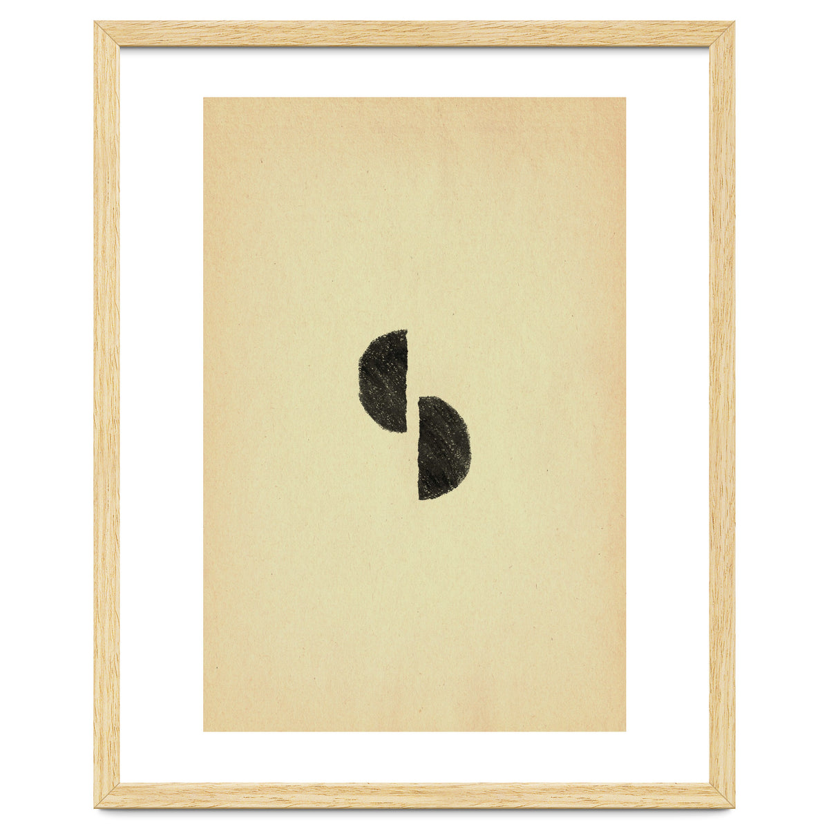 Abstract mid-century modern shapes