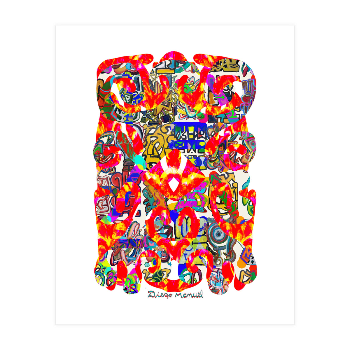 Pop Abstract Asimetrico 33 Copia (Print Only)