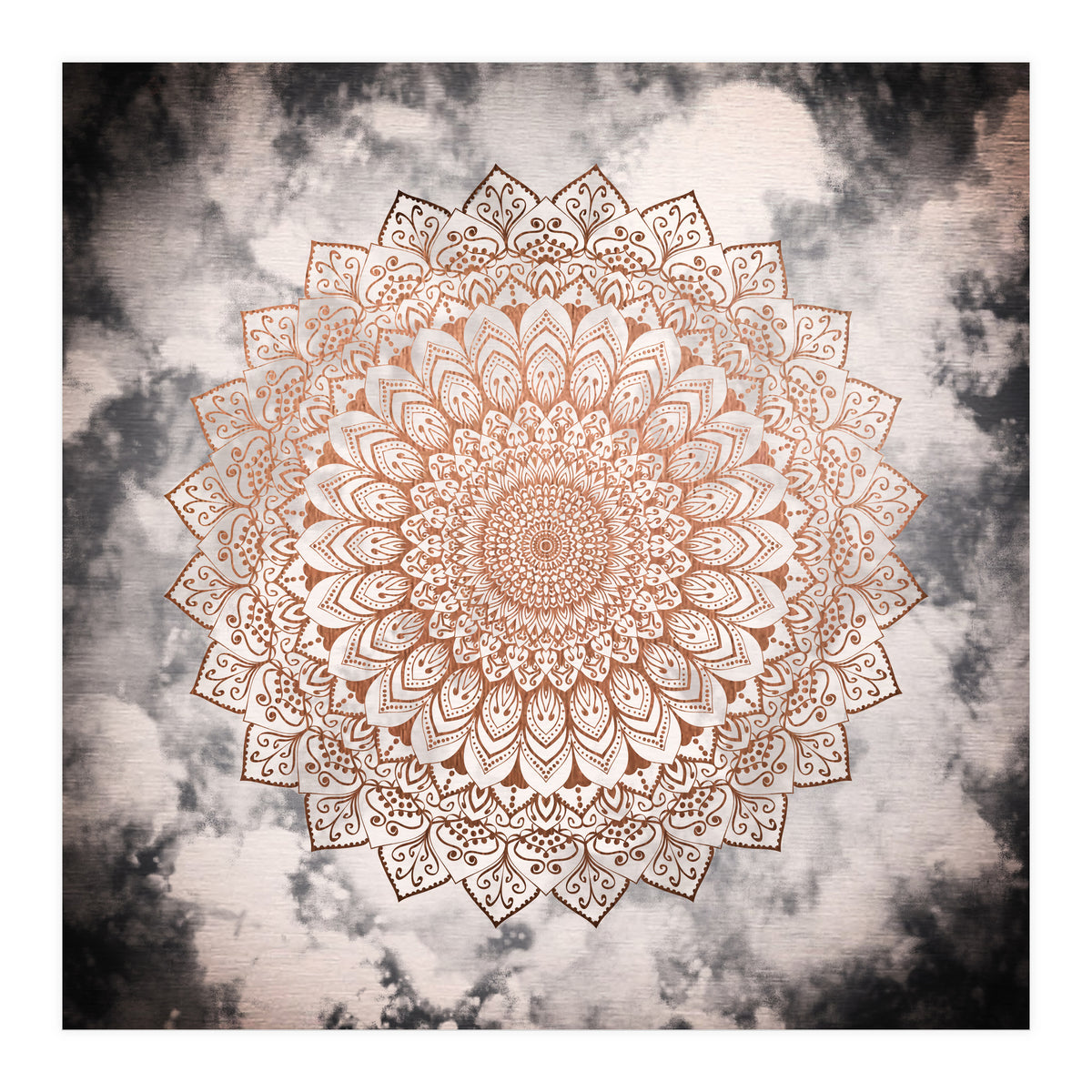 Rose Night Mandala (Print Only)