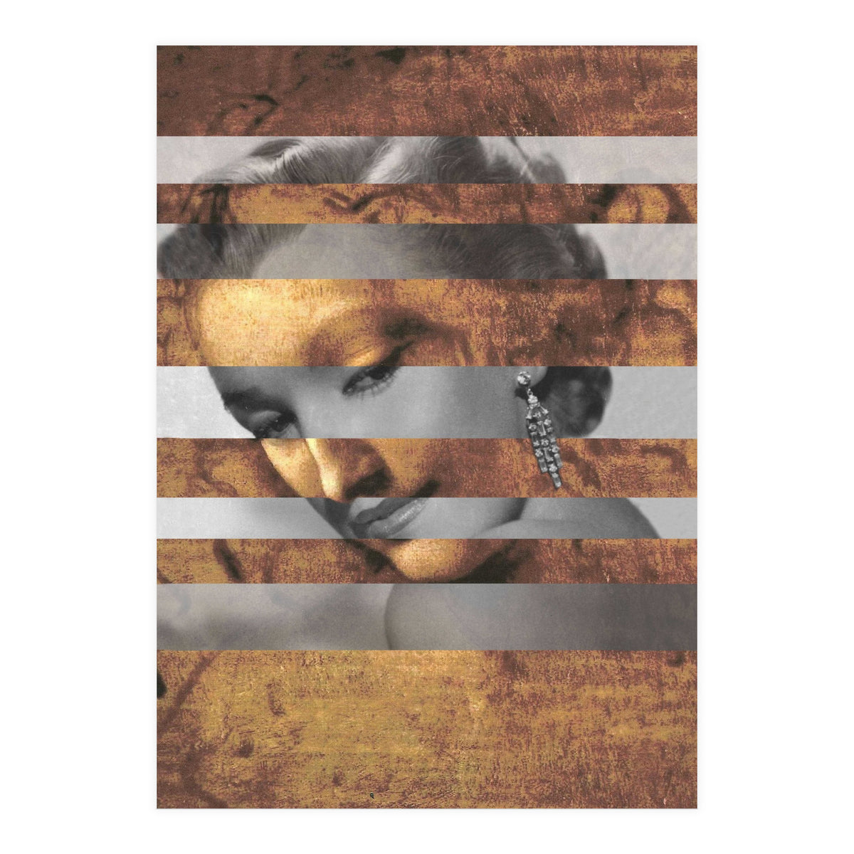 Leonardo's "Head of a Woman" & Marylin Monroe (Print Only)
