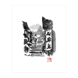 Geisha And Stairs (Print Only) thumbnail