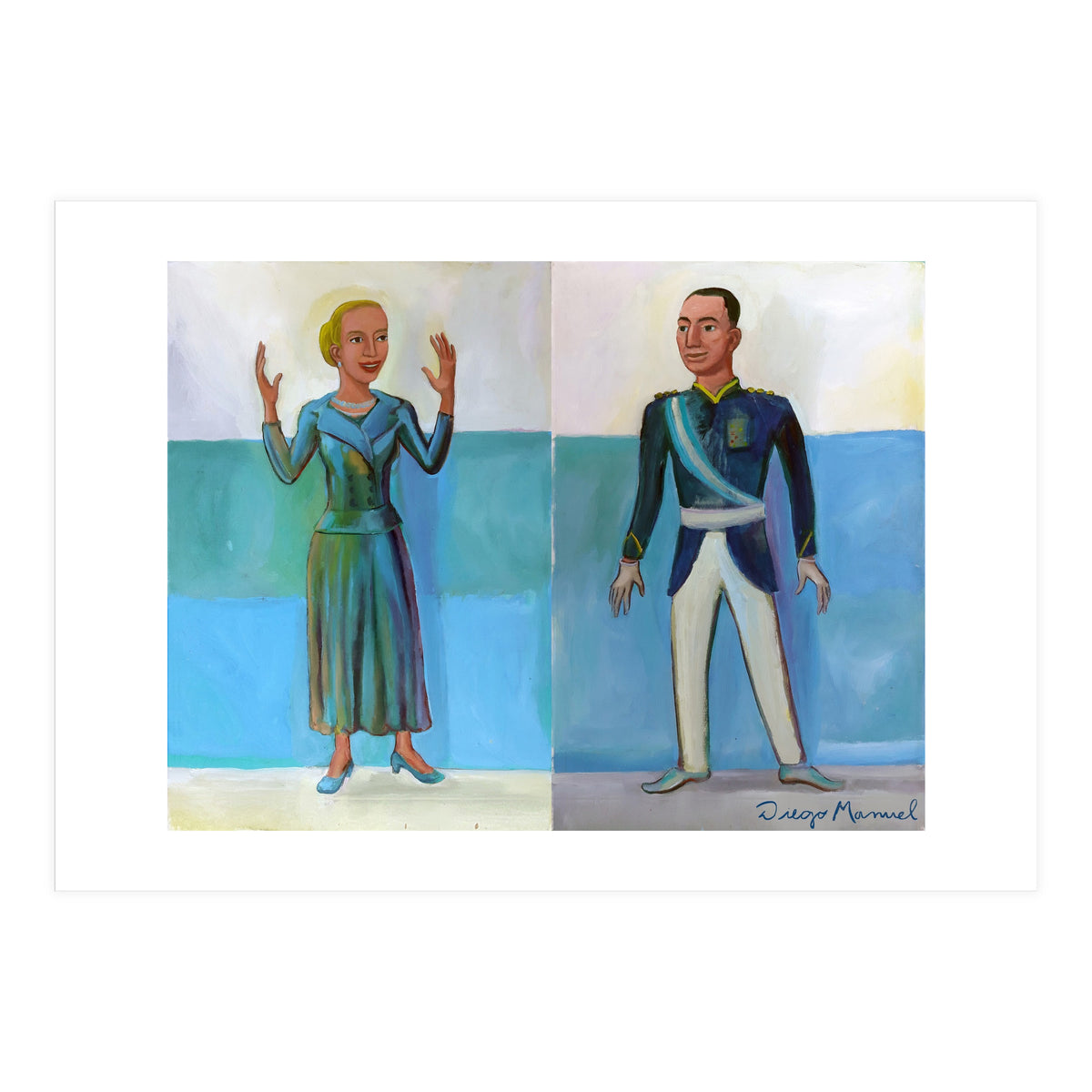 Diptico Evita Y Peron (Print Only)