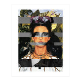 Frida's Self Portrait With Thorn Necklace & Amy Winehouse (Print Only) thumbnail