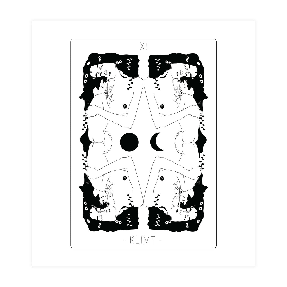 Klimt Tarot Card (Print Only)