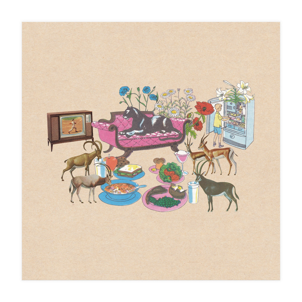 Black Panther And Friends (Print Only)