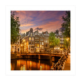 AMSTERDAM Idyllic impression from Singel  (Print Only) thumbnail