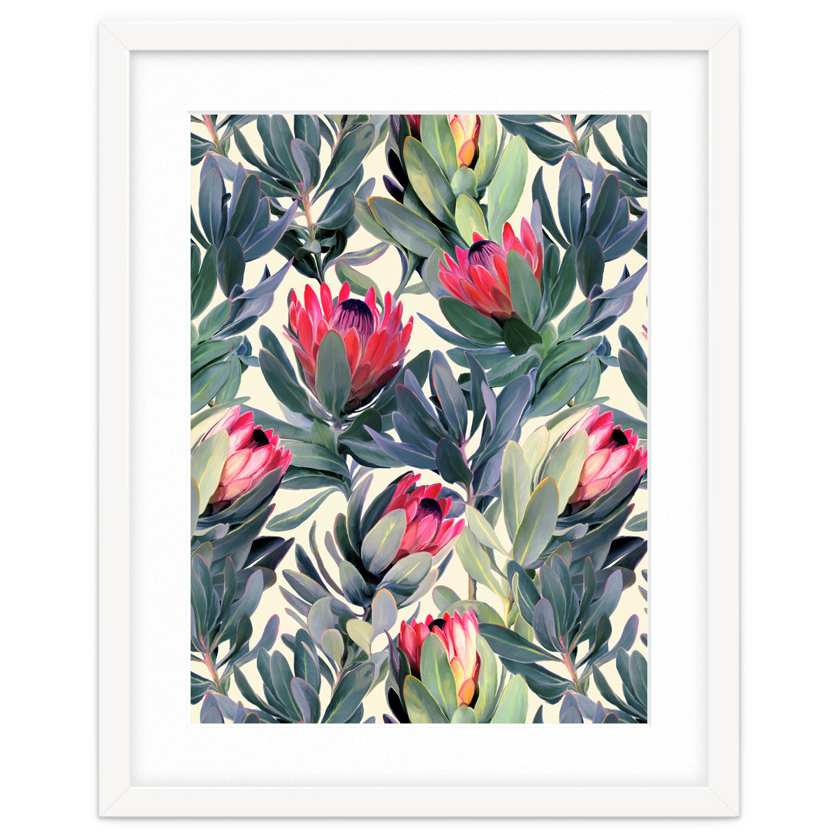 Painted Protea Pattern