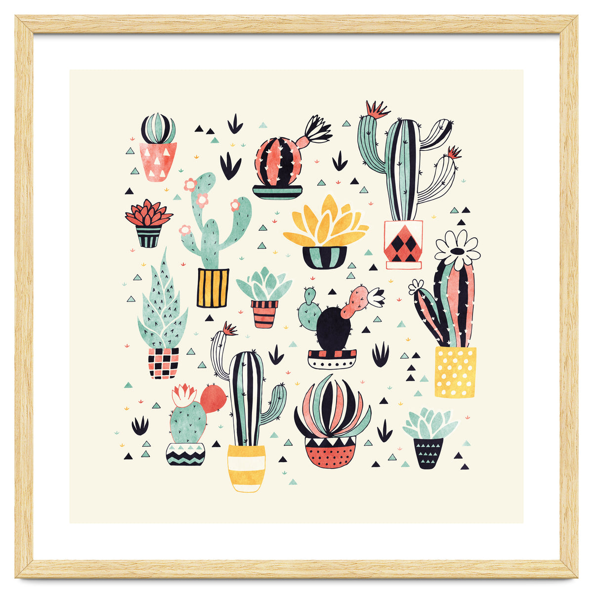 Cactus In A Flower Pot