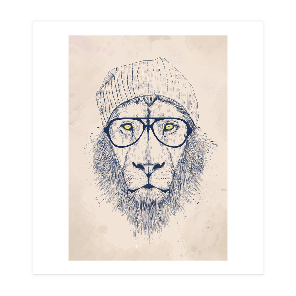 Cool Lion (Print Only)