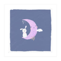 Baby Bunny And Moon B (Print Only)