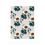 Flowery blooming with geometric (Print Only) thumbnail
