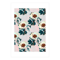 Flowery blooming with geometric (Print Only)