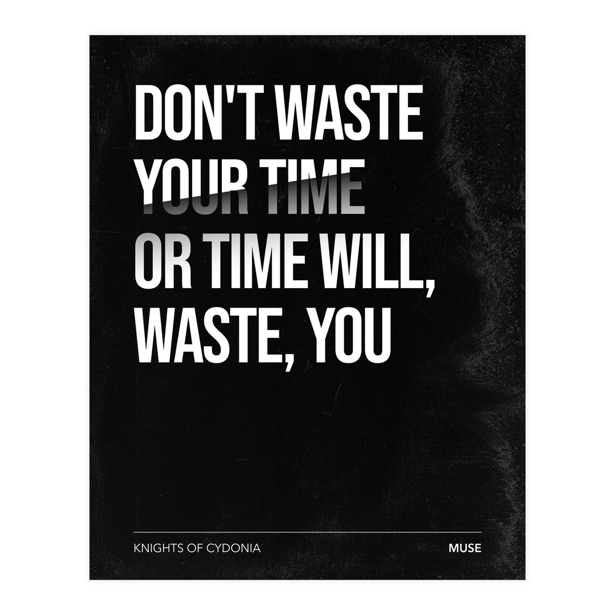 Muse - Knights Of Cydonia (Print Only)