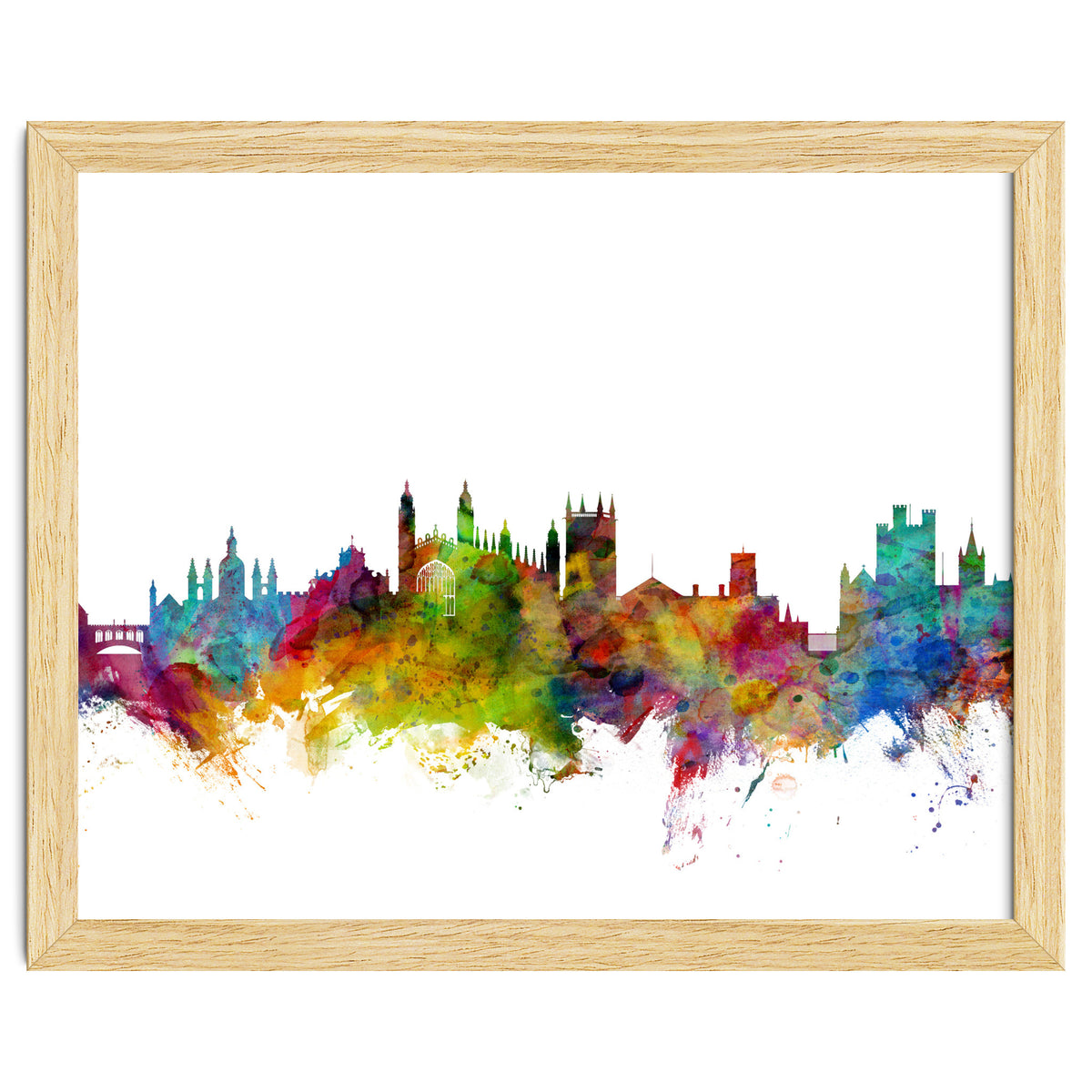 Cambridge England Skyline