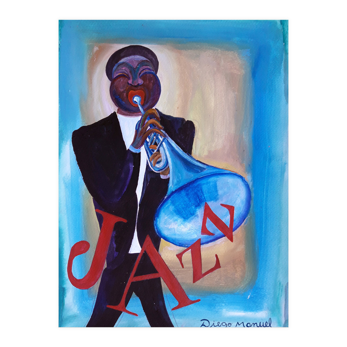 Trompeta De Jazz (Print Only)