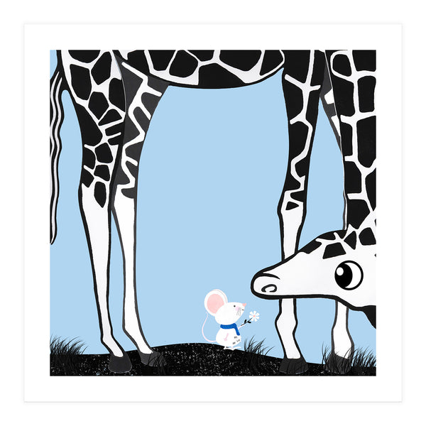 Magnani-mouse meets a friend (Print Only)