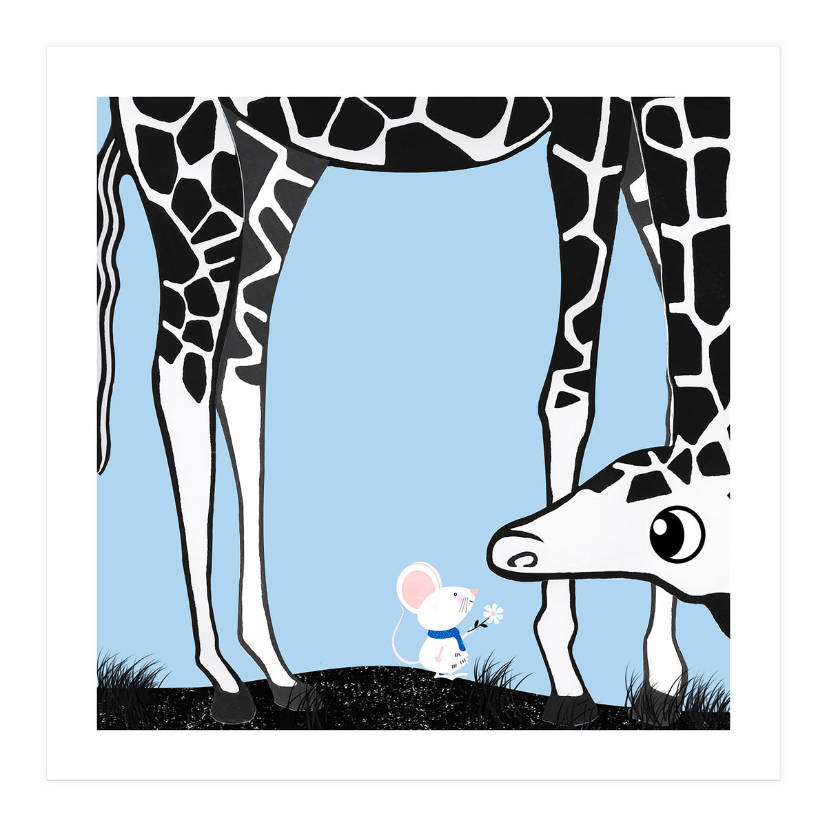 Magnani-mouse meets a friend (Print Only)