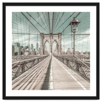 NEW YORK CITY Brooklyn Bridge | urban vintage style