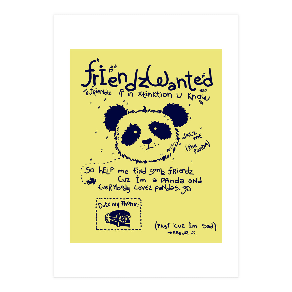 Friendz Wanted (Print Only)
