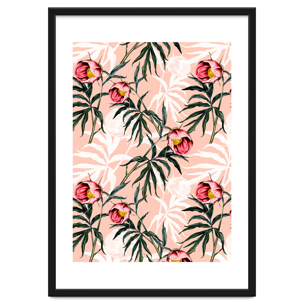 Flowery blooming pink